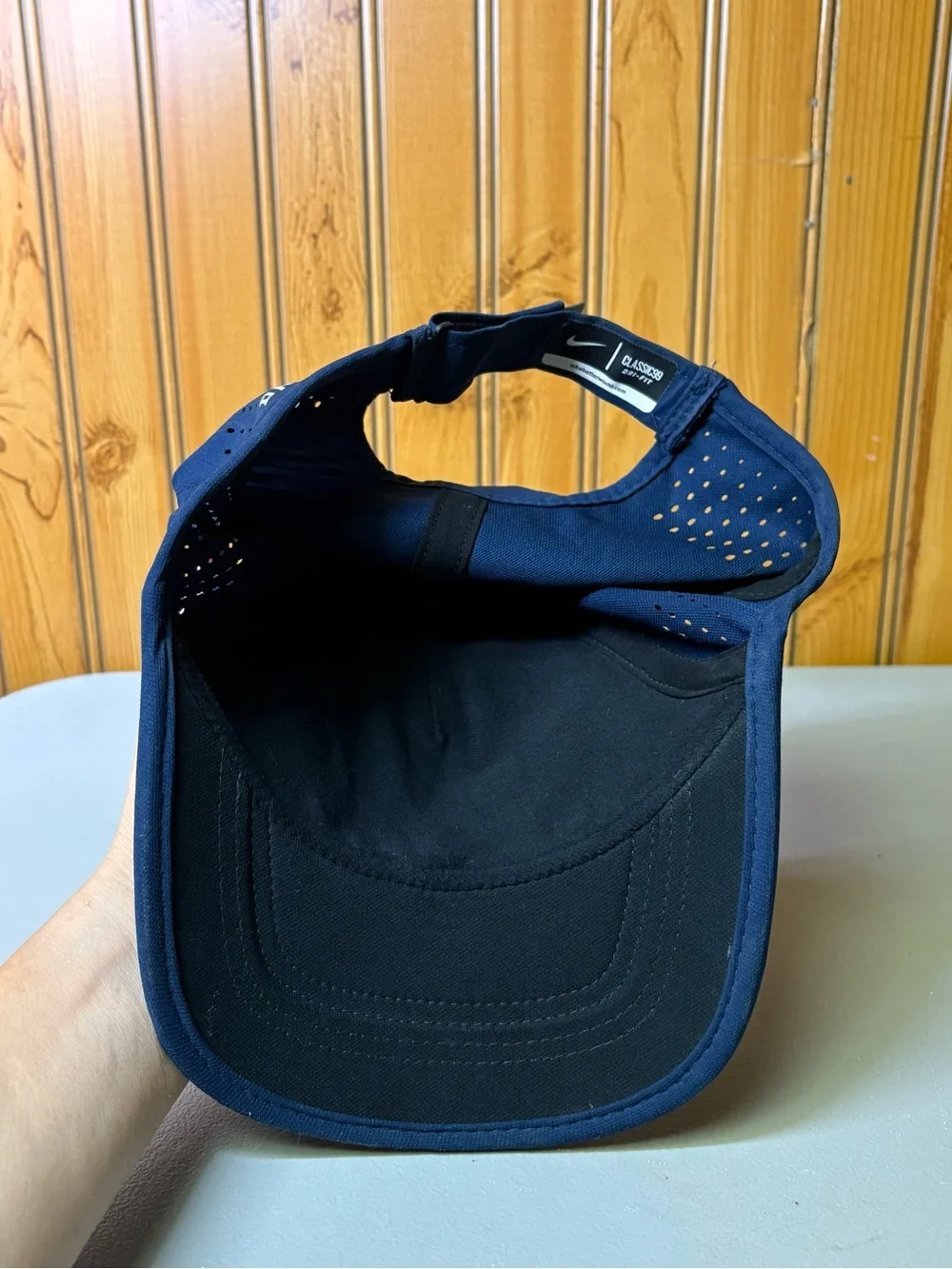 Nike Navy Cap with Yellow 'M' Patch